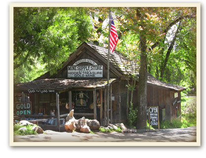 Hidden Treasure Gold Mine located in Columbia Historic State Park, CA